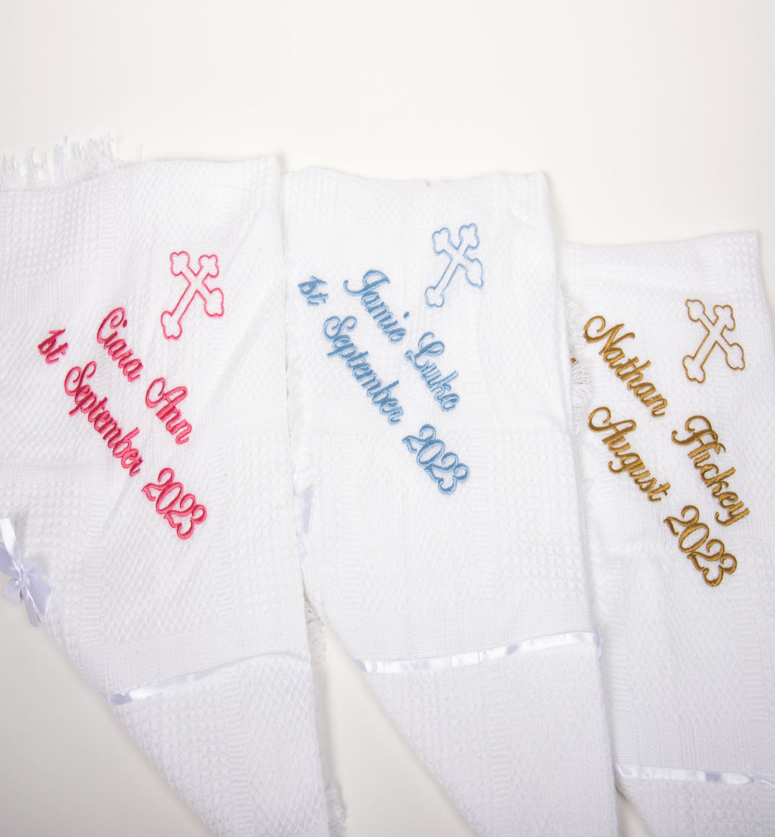 Christening Shawl with Cross Robes 4 You