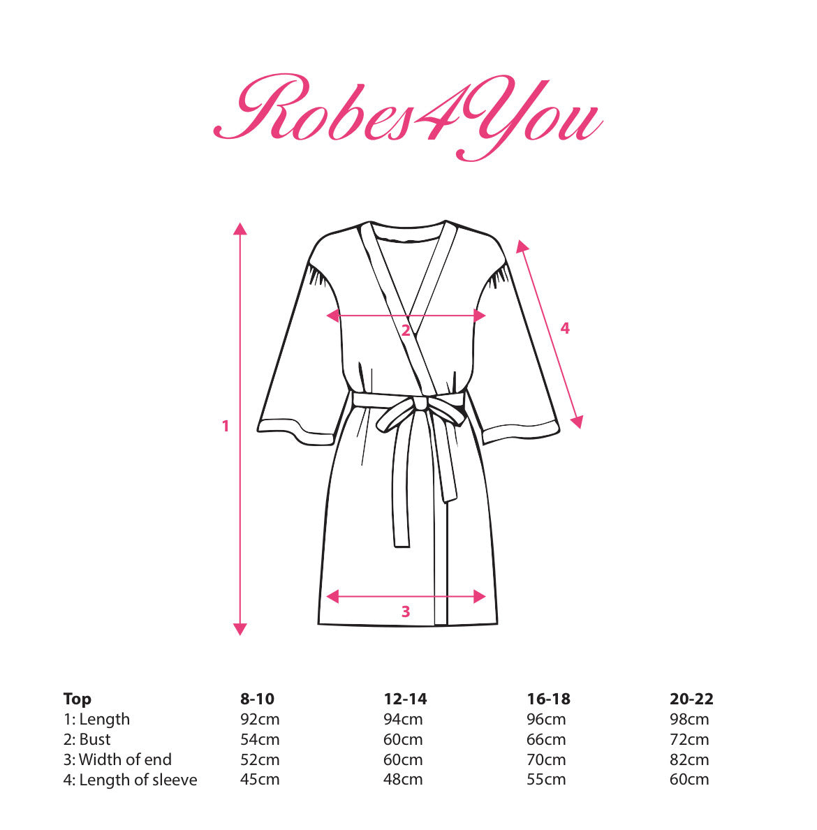 Bridal robes - Blush pink and white personalised satin robes