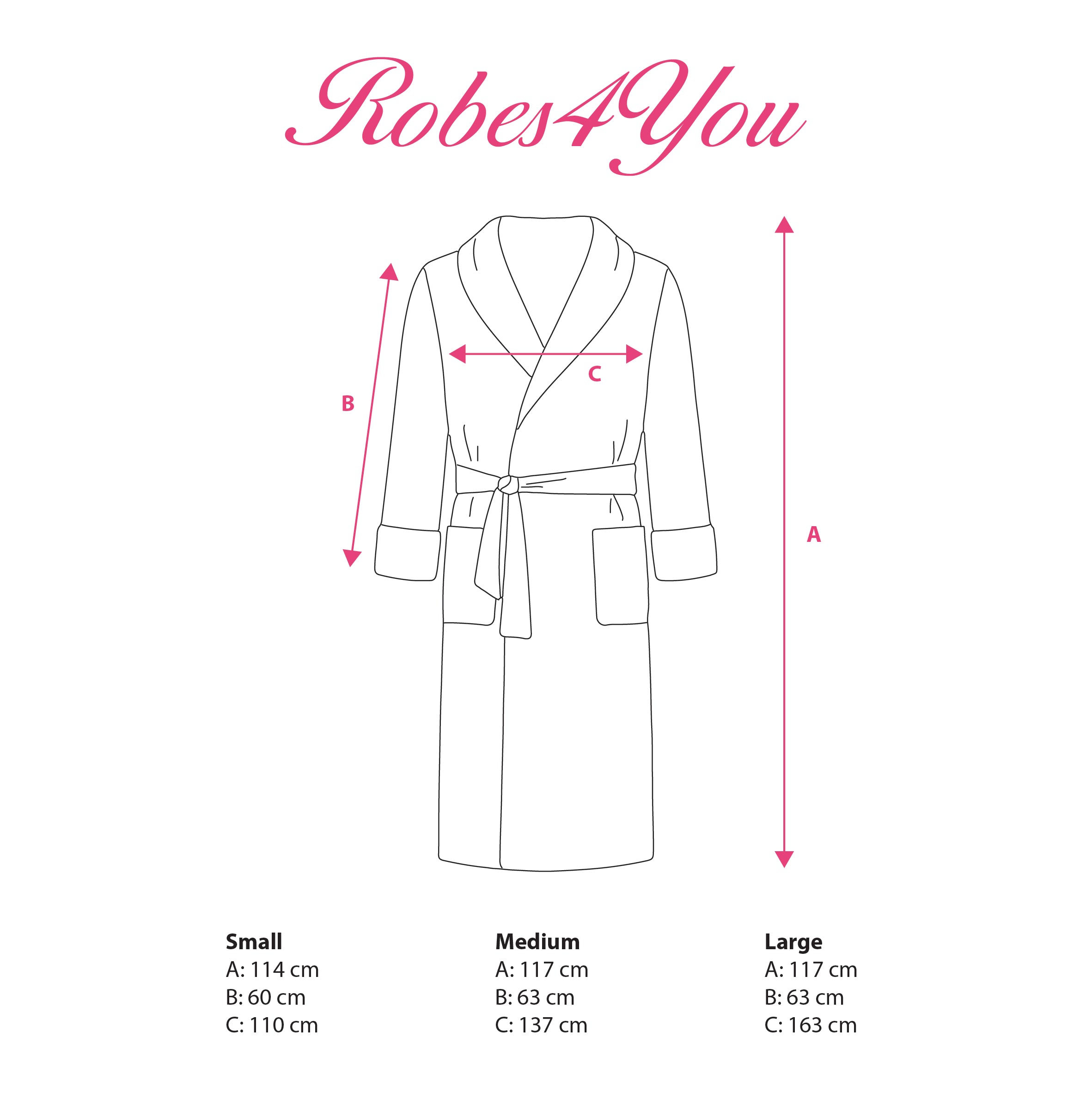 Adults robes sizing-robes4you