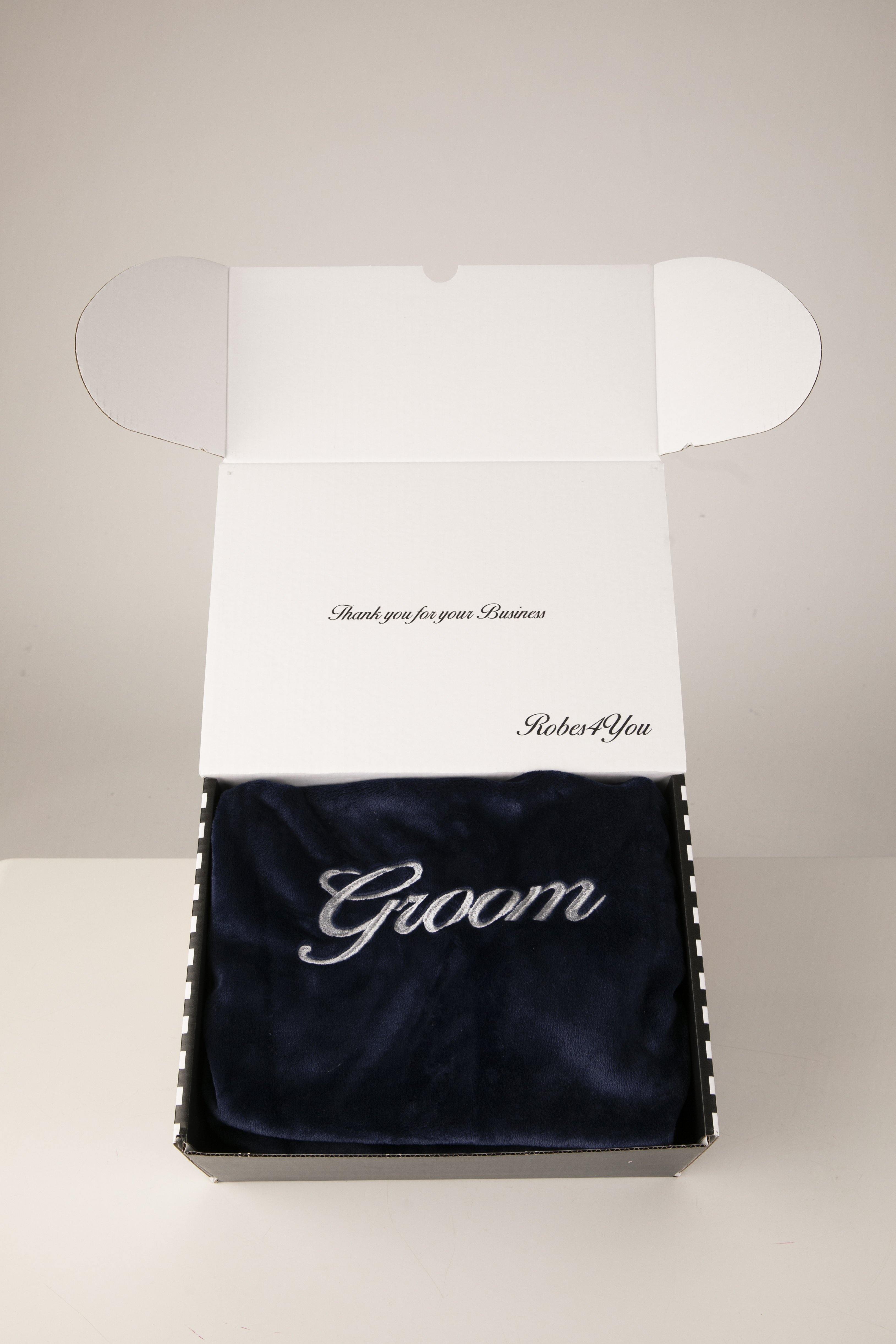 Groom/Groomsman Personalised Luxurious Dressing Gown - Robes 4 You