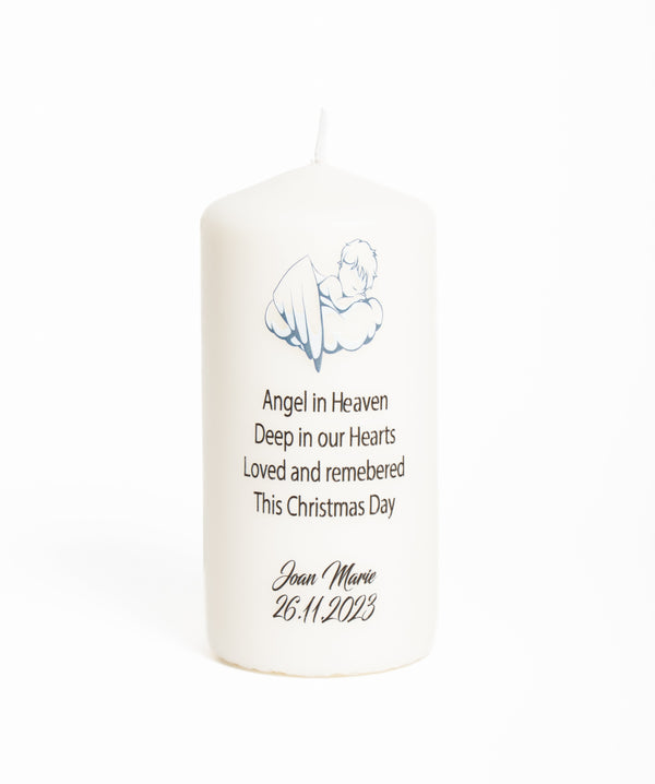 Christmas candle for An Angel