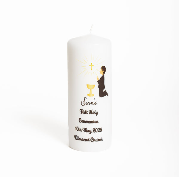 Communion Candle for Boy