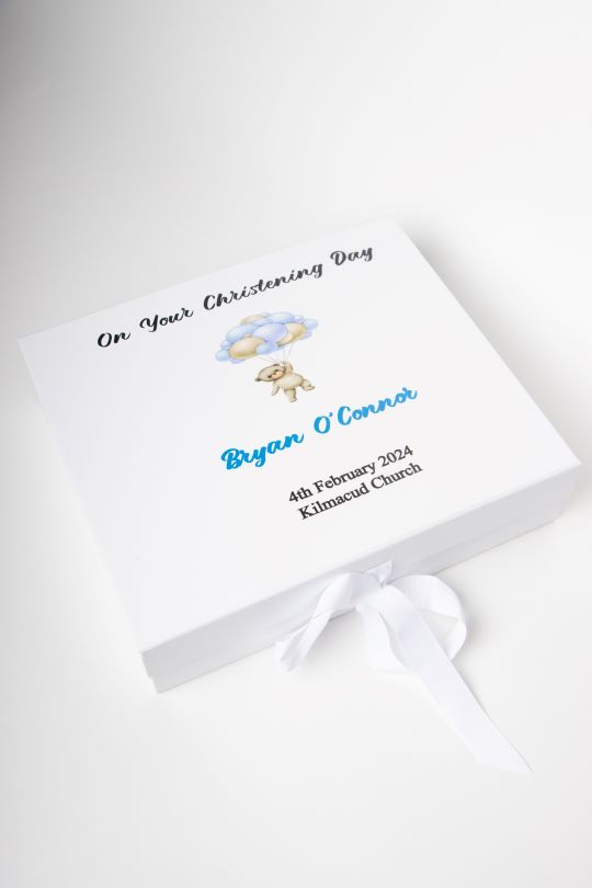 Christening Keepsake Box For a boy