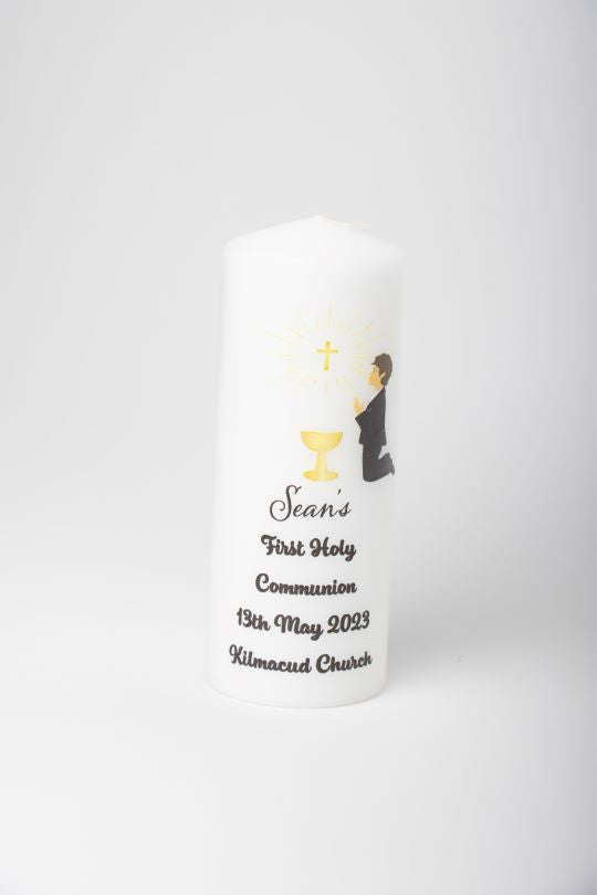 Communion Candle for Boy