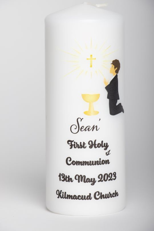 Communion Candle for Boy