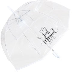 Dome Umbrella Just Married