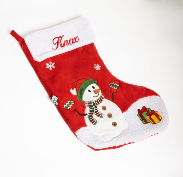 Personalised Reindear / Snowman Stocking