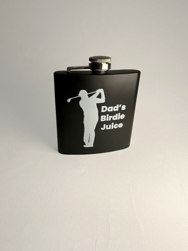 Black flask for the Golfing Man