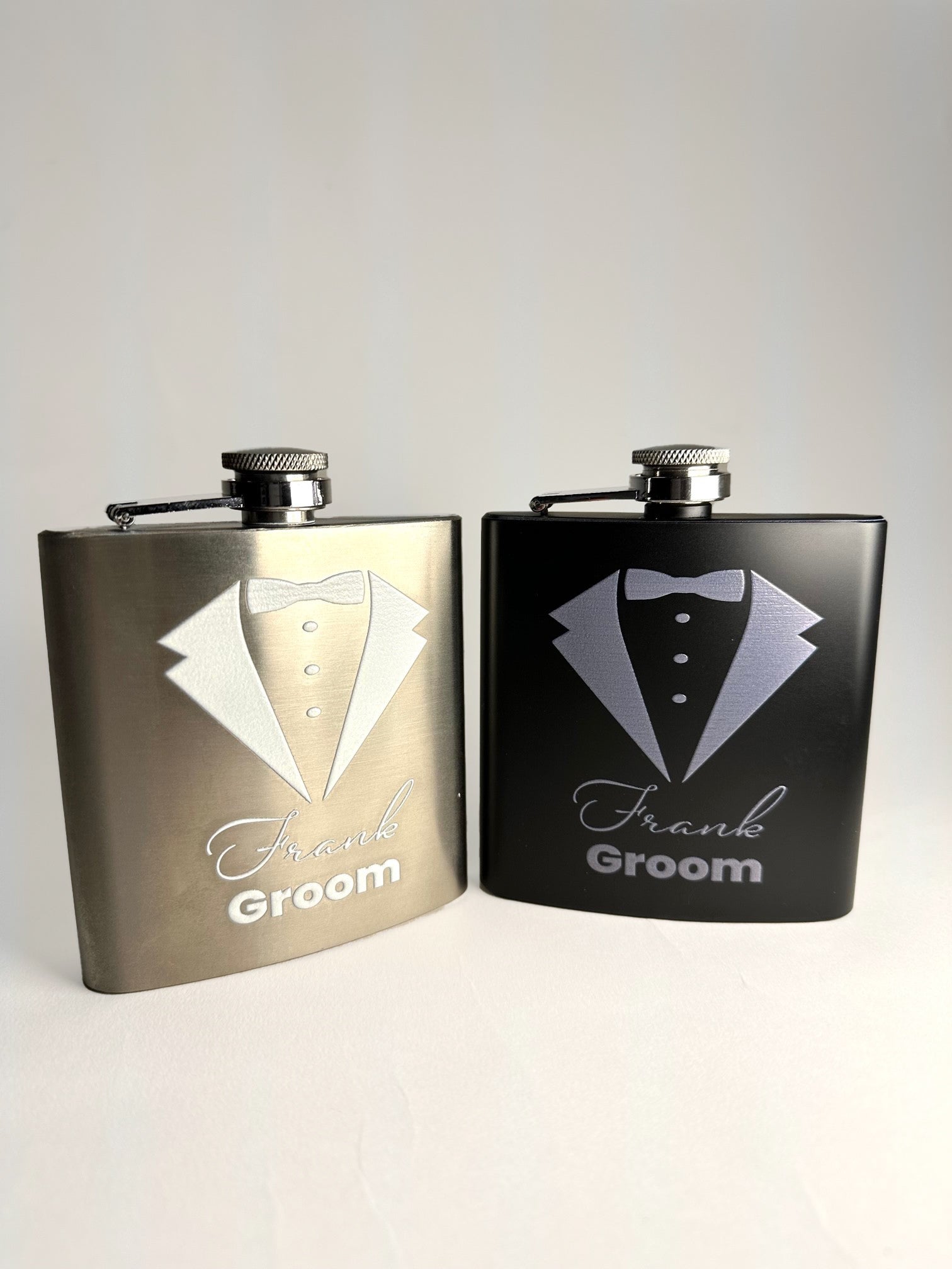 Personalised Grooms Flasks for wedding