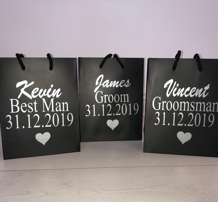 Personalised Groomsmen Gift Bags - Robes 4 You