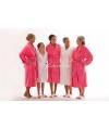 Luxury White & Cerise Pink Soft Robes - Robes 4 You