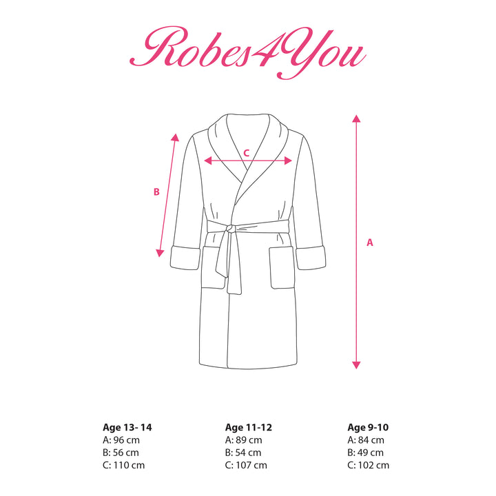 Teenager robe sizing-robes4you