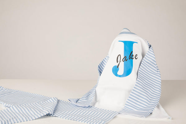 Blue Childrens personalised Pyjamas - Robes 4 You