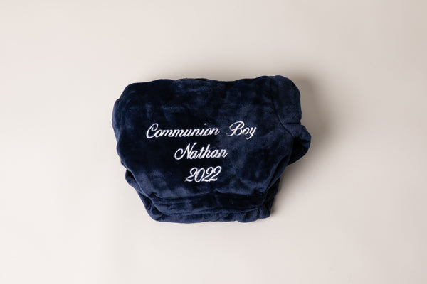 Navy Communion Boys Robe