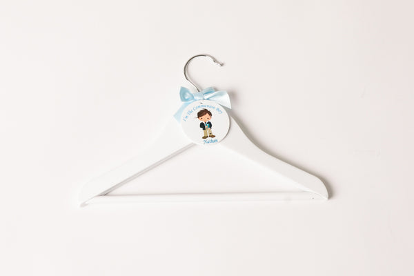 Personalised communion hanger Boys