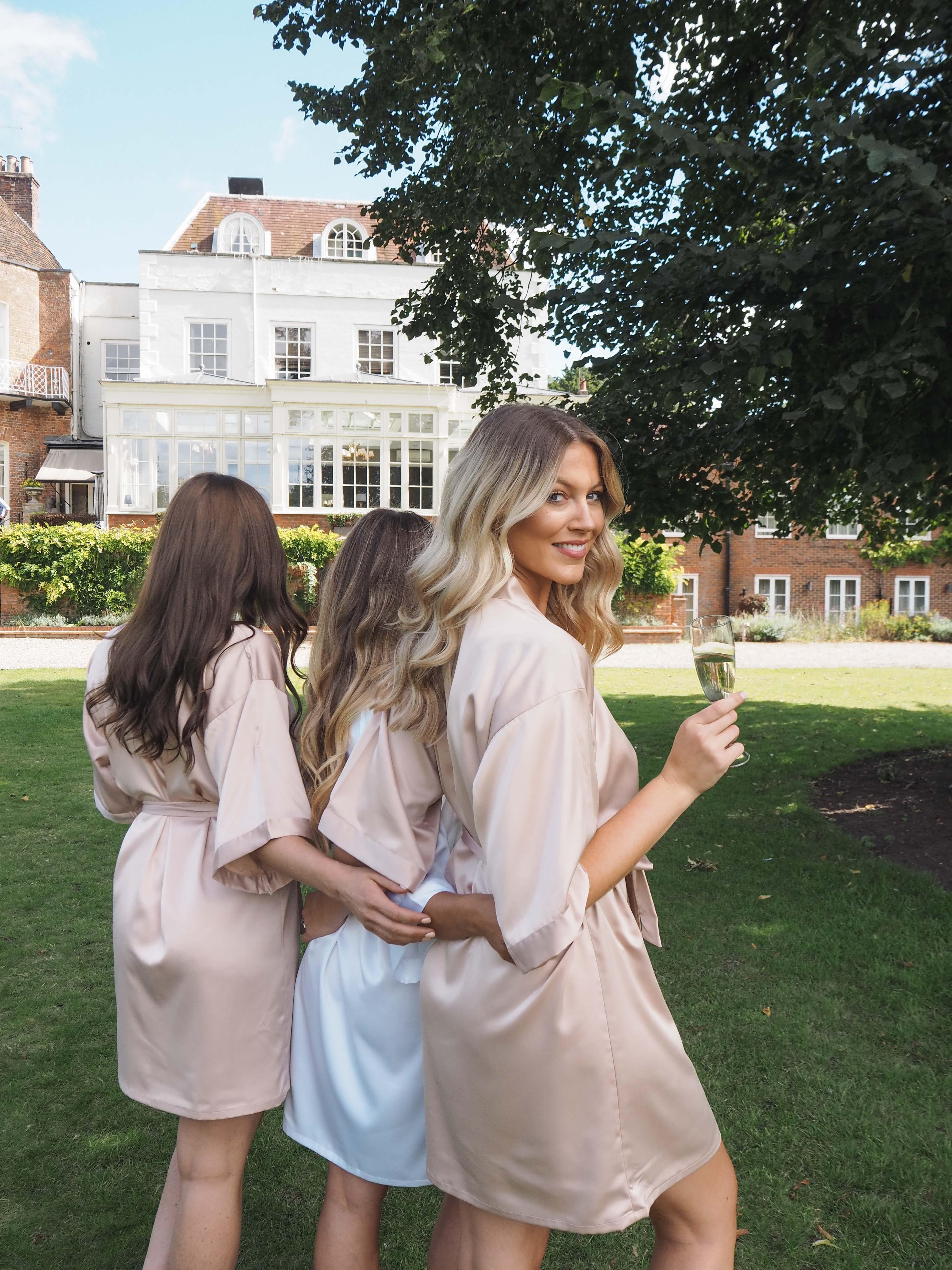 champagne bridesmaid robes-robes4you 