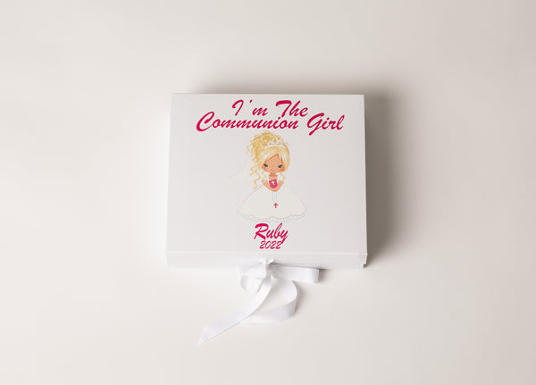 Girls communion Keepsake box