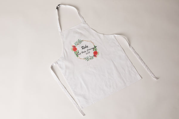 Communion Apron with flower Wreath