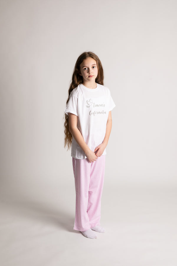 Confirmation cotton pyjamas printed