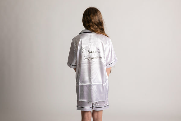 Confirmation Pyjamas - Short Satin Set