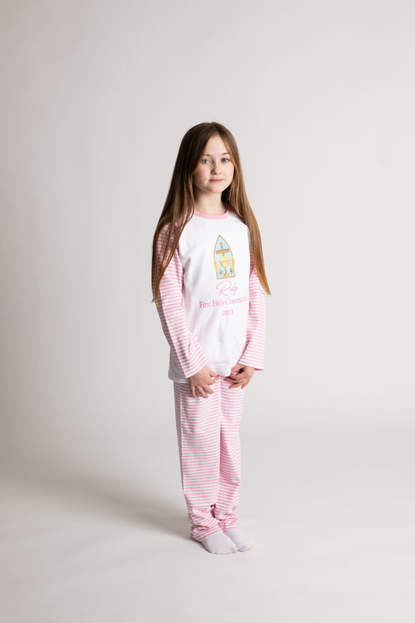 Girls Cotton Communion Pjs with chalice