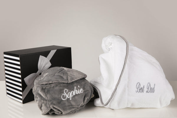 Daddy & Baby hamper presented in a gift box - Robes 4 You