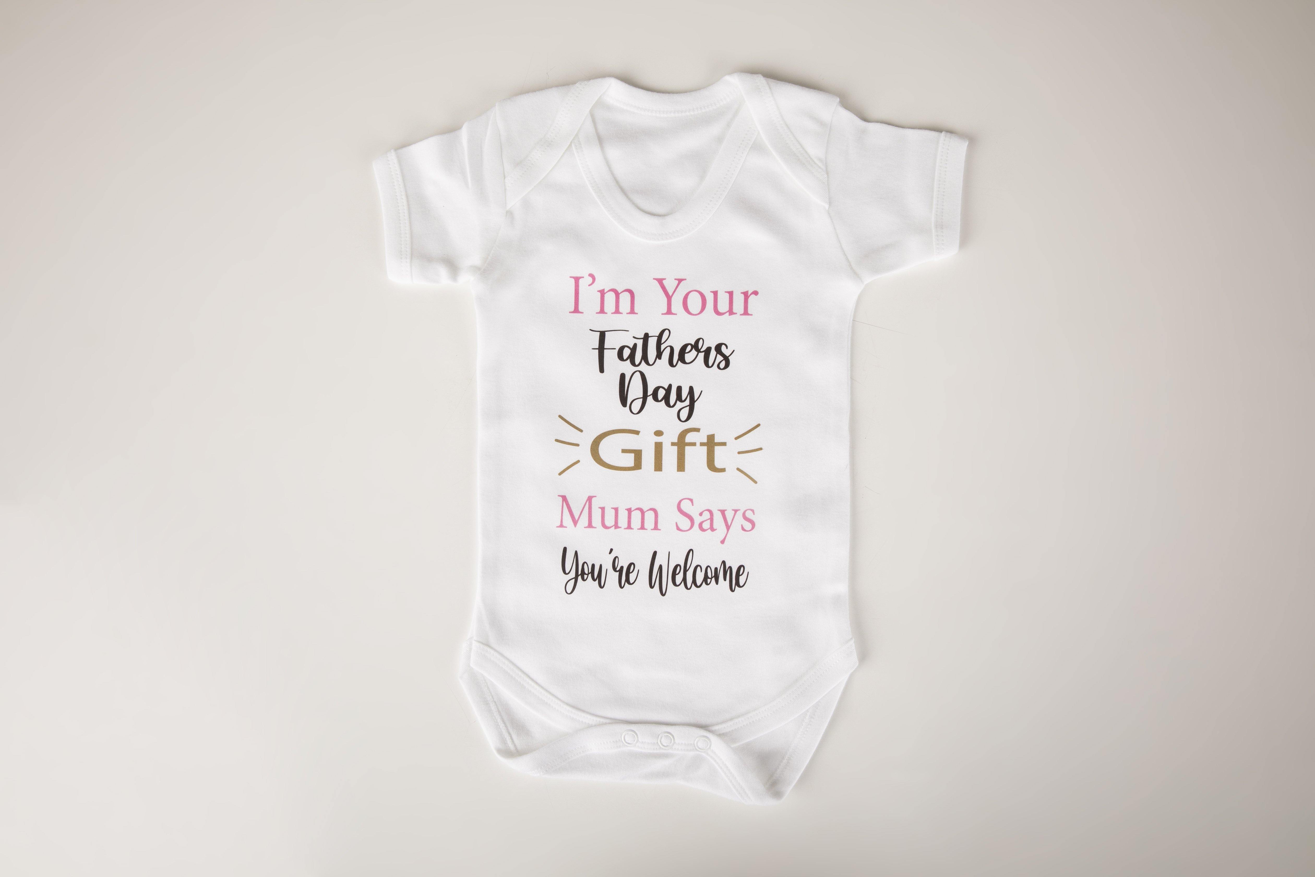 Fathers day hot sale baby vest