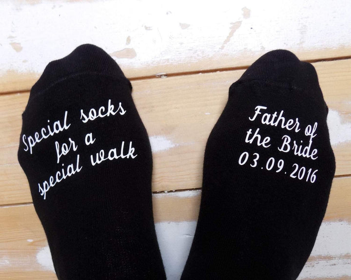 Personalised Father of the bride socks - Robes 4 You