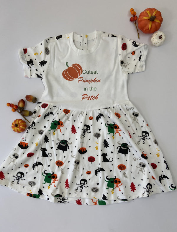 Cutest pumpkin in the patch halloween dress