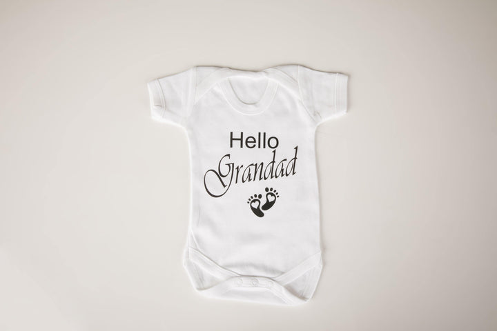 Hello Grandad baby grow - Robes 4 You