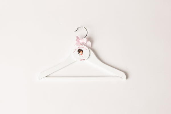 Personalised communion hanger Girls