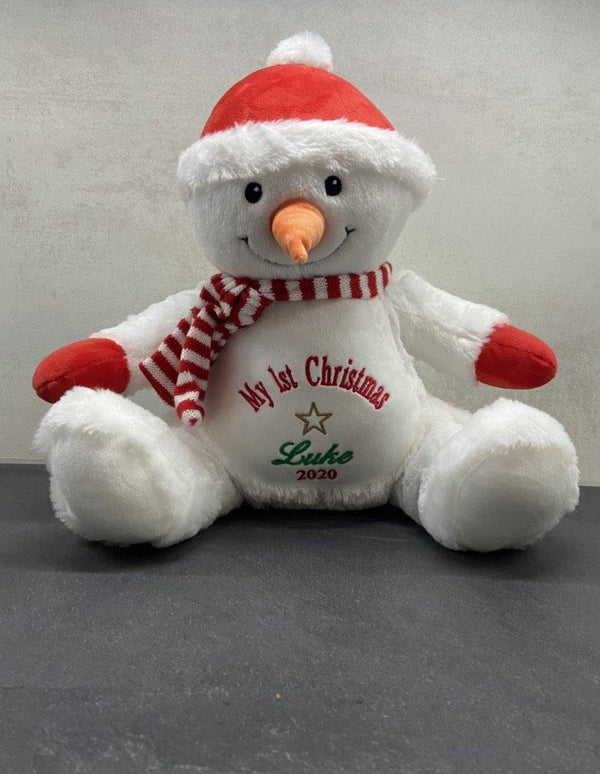 Personalised My First Christmas Teddy. - Robes 4 You