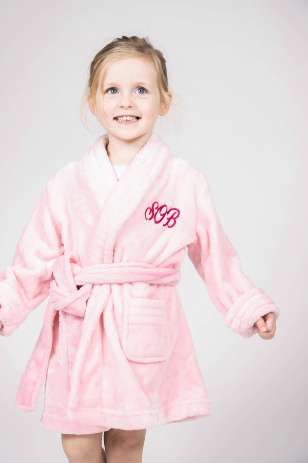 Baby Pink Personalised Children's robe