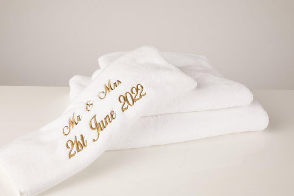 Bath Towel Printing Custom Logo Embroidered Hand Towels 600gsm