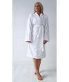 Luxury White & Baby Pink Robes Embroidered Cerise Pink - Robes 4 You